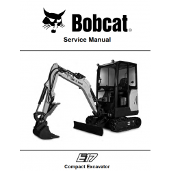 Bobcat - instrukcje napraw - schematy - DTR - service manuals - Bobcat E17